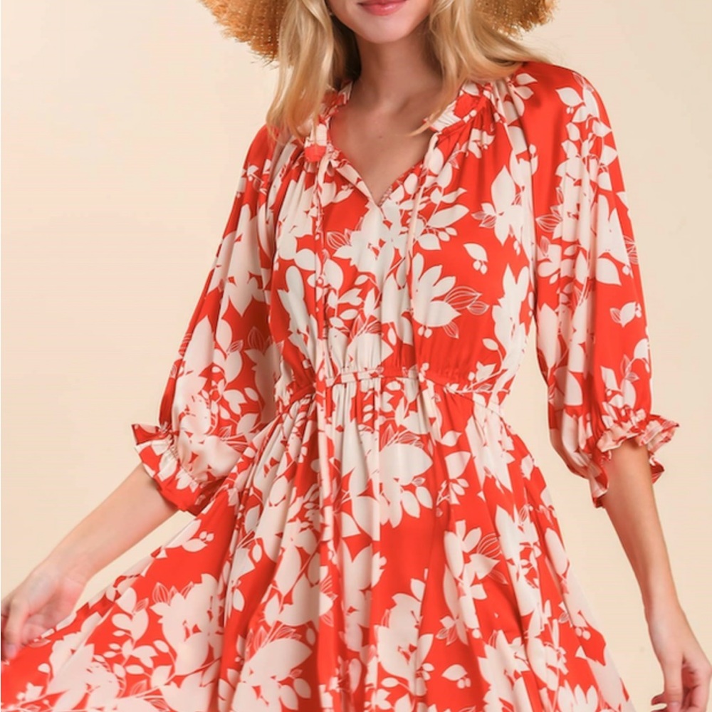 Sweet as honey floral dress by Umgee! Size large